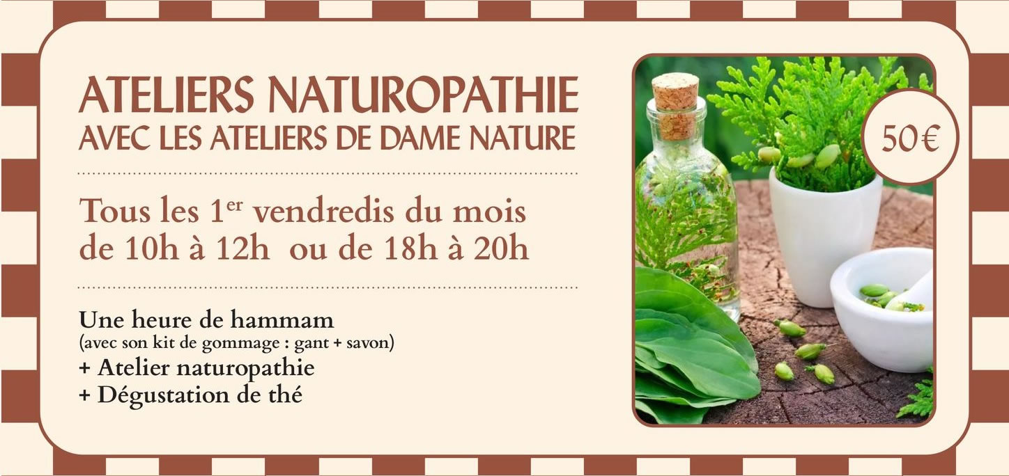 ateliers naturopathie hammam Biarritz