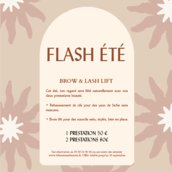 Brow lift : Rehaussement de cils ou sourcils + teinture